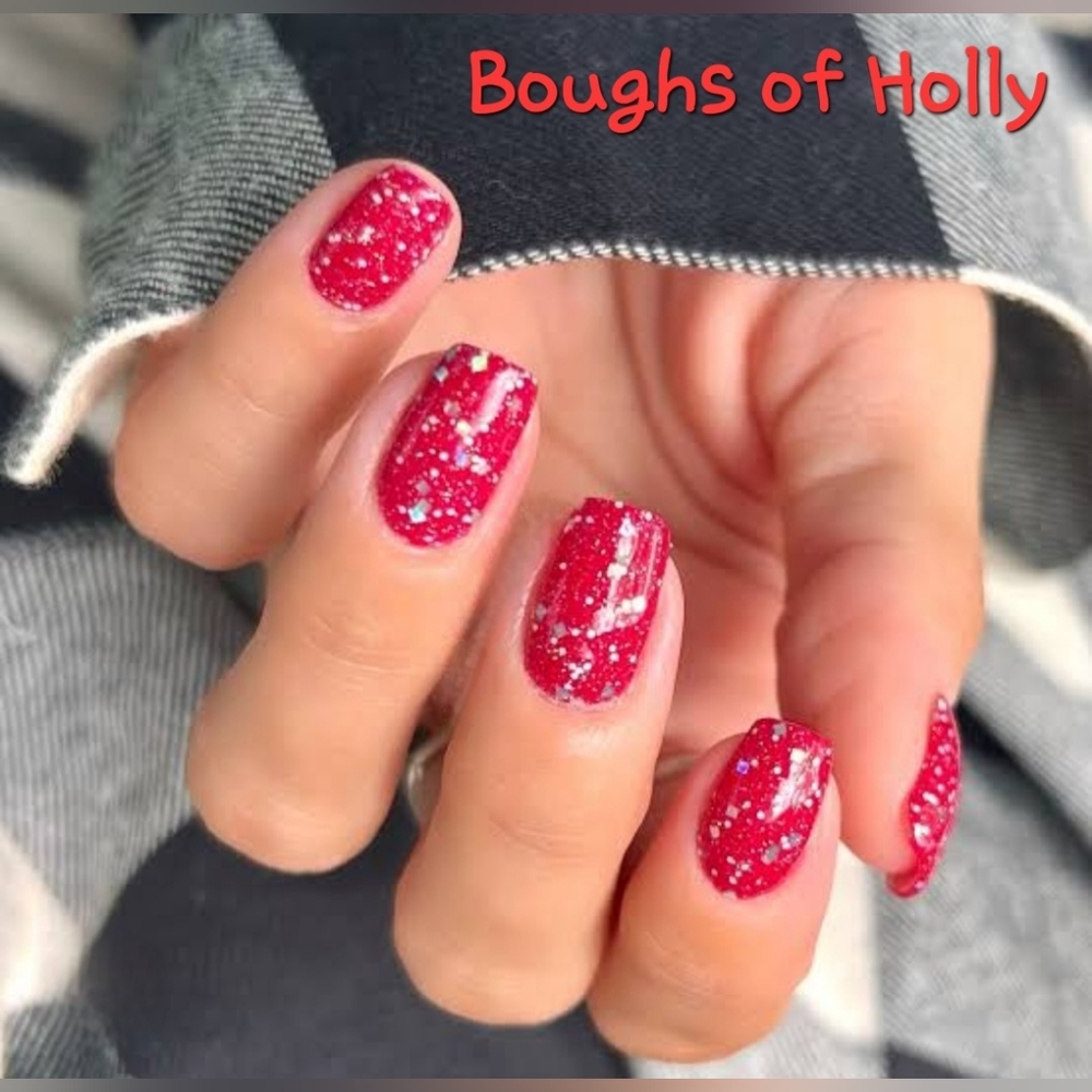 Color Street Boughs Of Holly Nail Polish Strips - B3G1 (See Details Below)